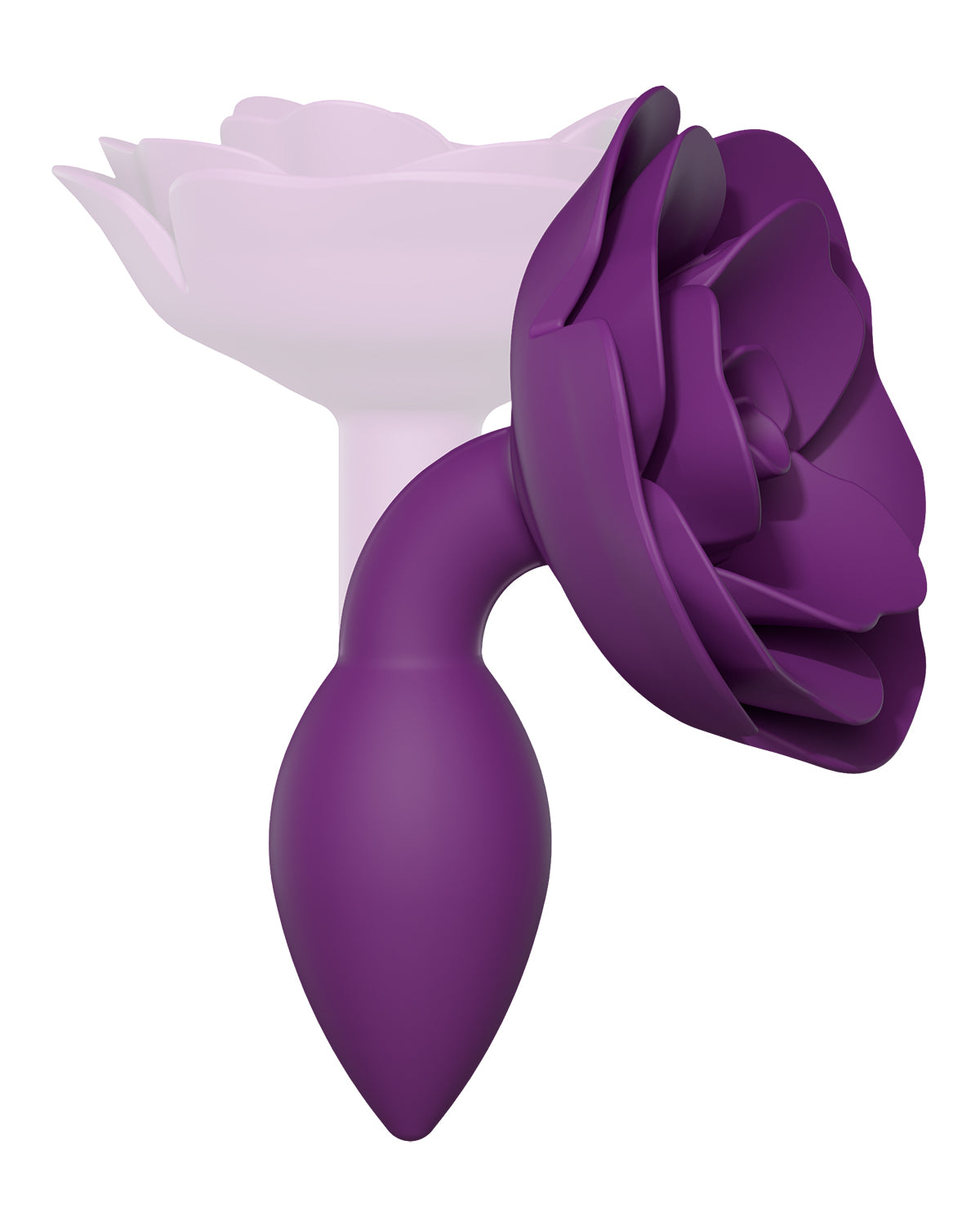 Love to Love Open Roses korek analny fioletowy rozmiar S