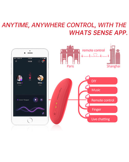 Magic Motion Nyx Smart Panty Vibrator wibrująca wkładka do majtek z aplikacją na telefon czerwona