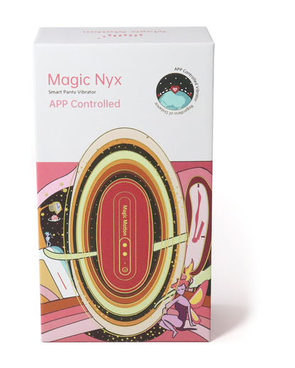 Magic Motion Nyx Smart Panty Vibrator wibrująca wkładka do majtek z aplikacją na telefon czerwona