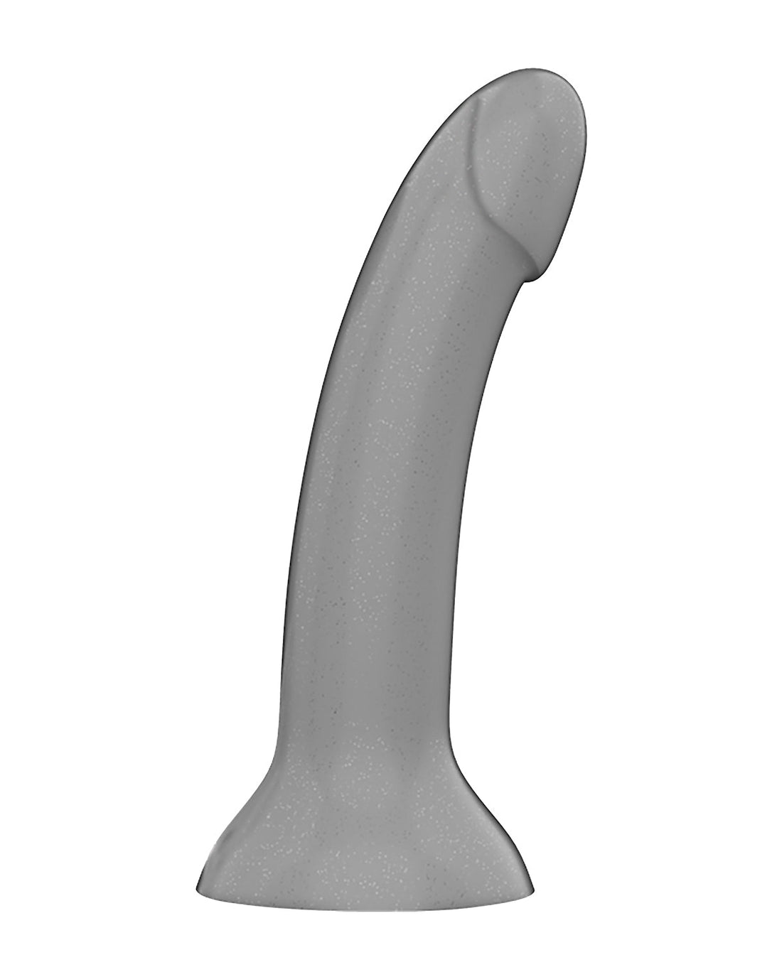 Mythology Rune Majestic silikonowe dildo z przyssawką w rozmiarze S, srebrne