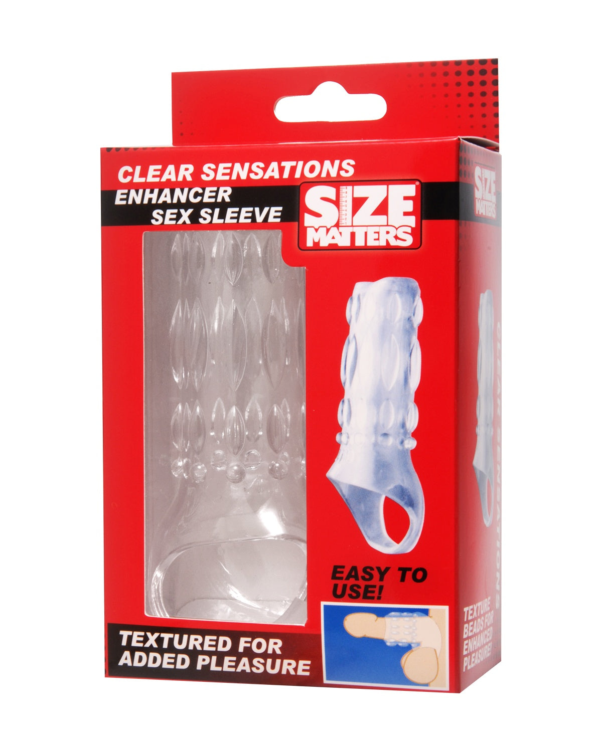 Nakładka na penisa transparentna XR Brands Enhancer Sex Sleeve