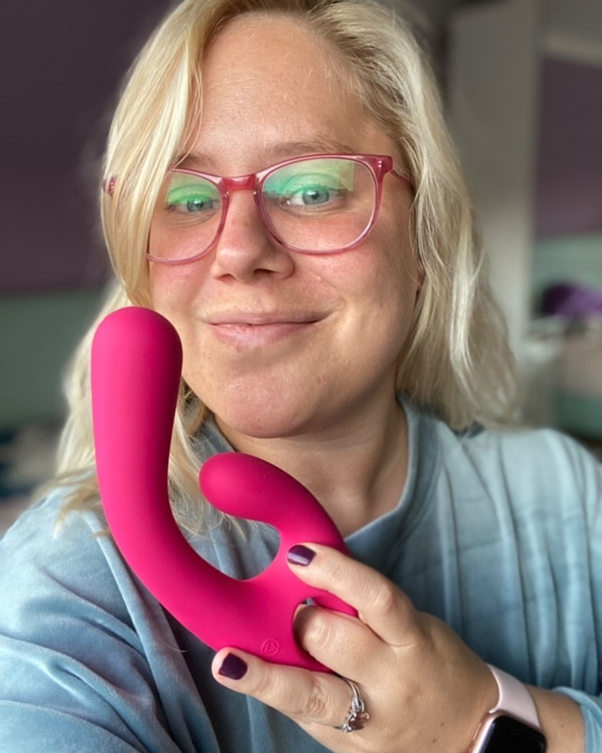 Nomi Tang Flex Bi wibrator do stymulacji punktu G i łechtaczki różowy