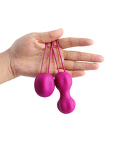 Nomi Tang Intimate Kegel Set zestaw kulek do ćwiczeń mięśni kegla fioletowy