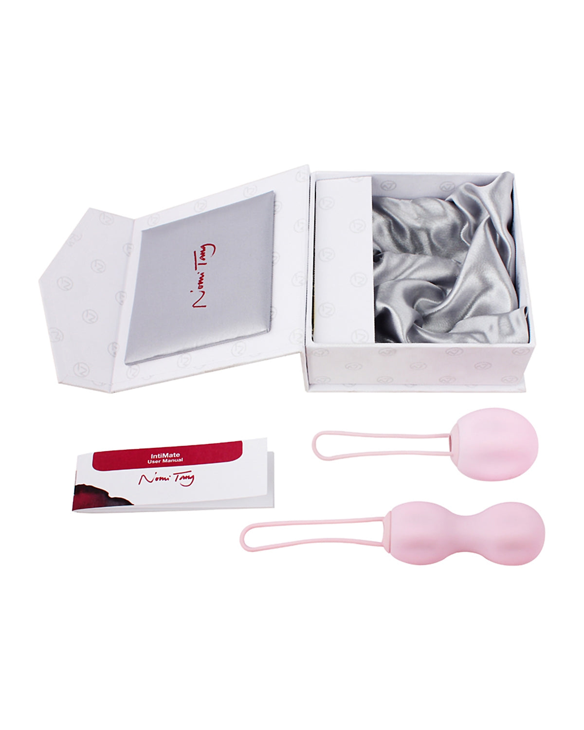 Nomi Tang Intimate Kegel Set zestaw kulek do ćwiczeń mięśni kegla różowy