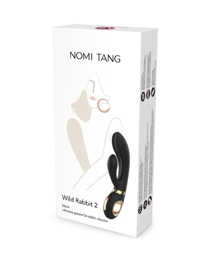 Nomi Tang Wild Rabbit 2 wibrator króliczek czarno-złoty