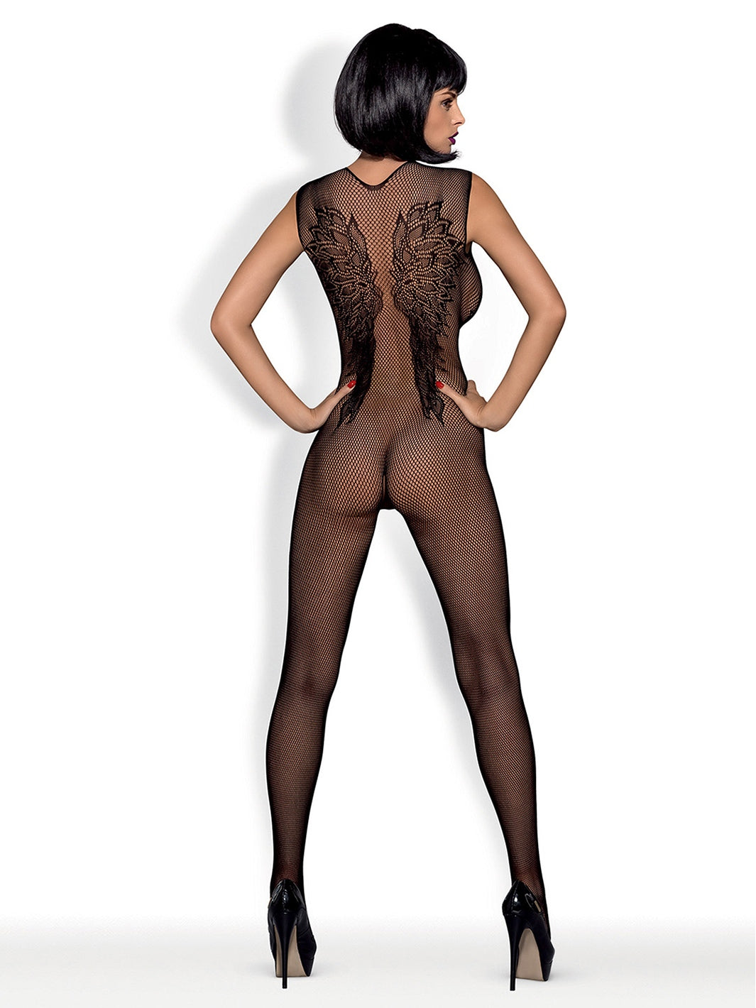 Obsessive N112 bodystocking czarne
