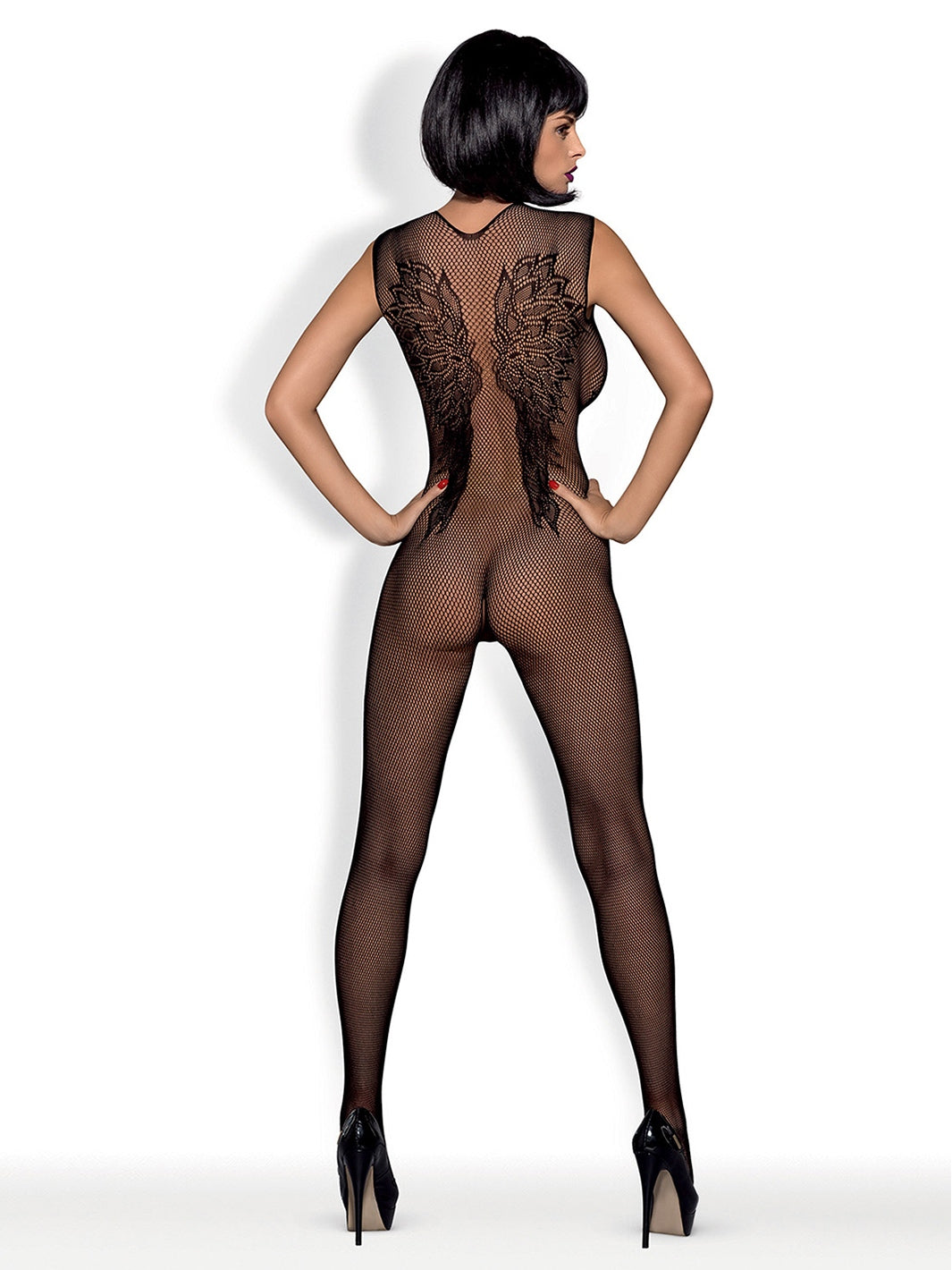 Obsessive N112 bodystocking czarne