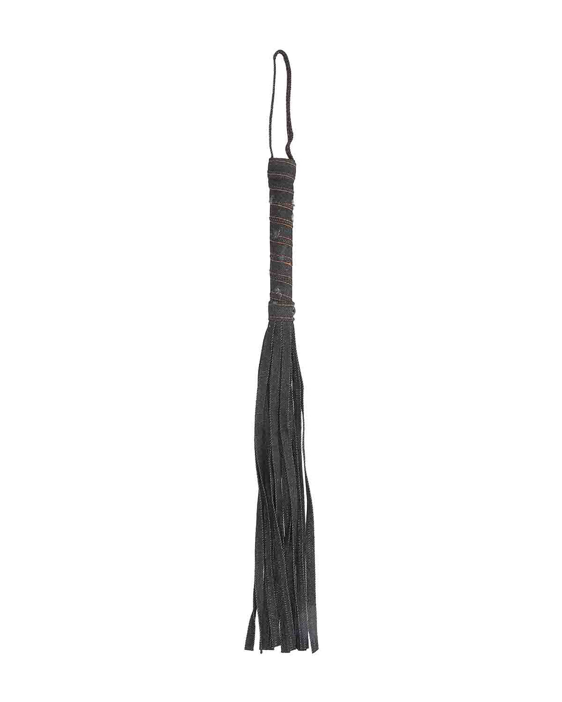 Ouch! Denim Flogger dżinsowy pejcz czarny