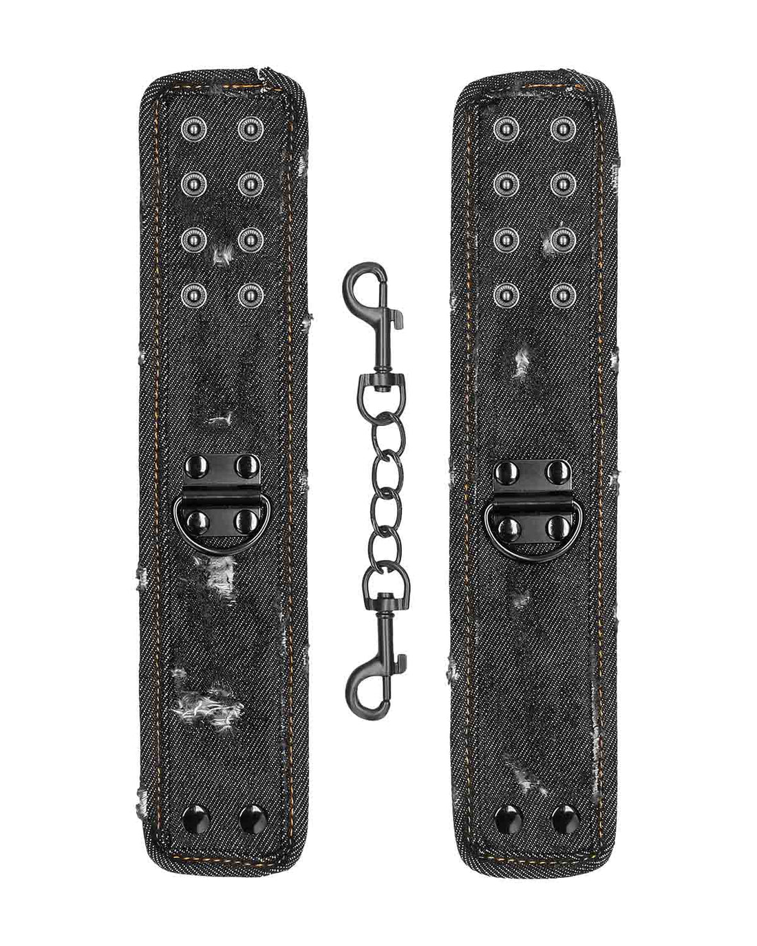 Ouch! Denim Handcuffs dżinsowe kajdanki czarne