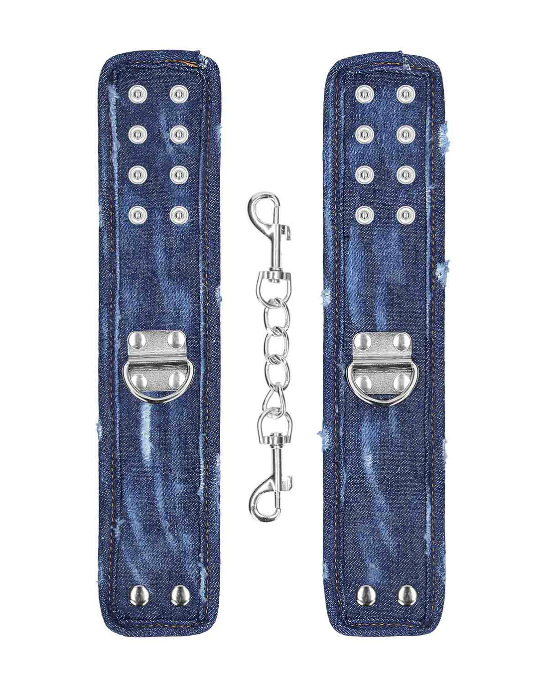 Ouch! Denim Handcuffs dżinsowe kajdanki niebieskie