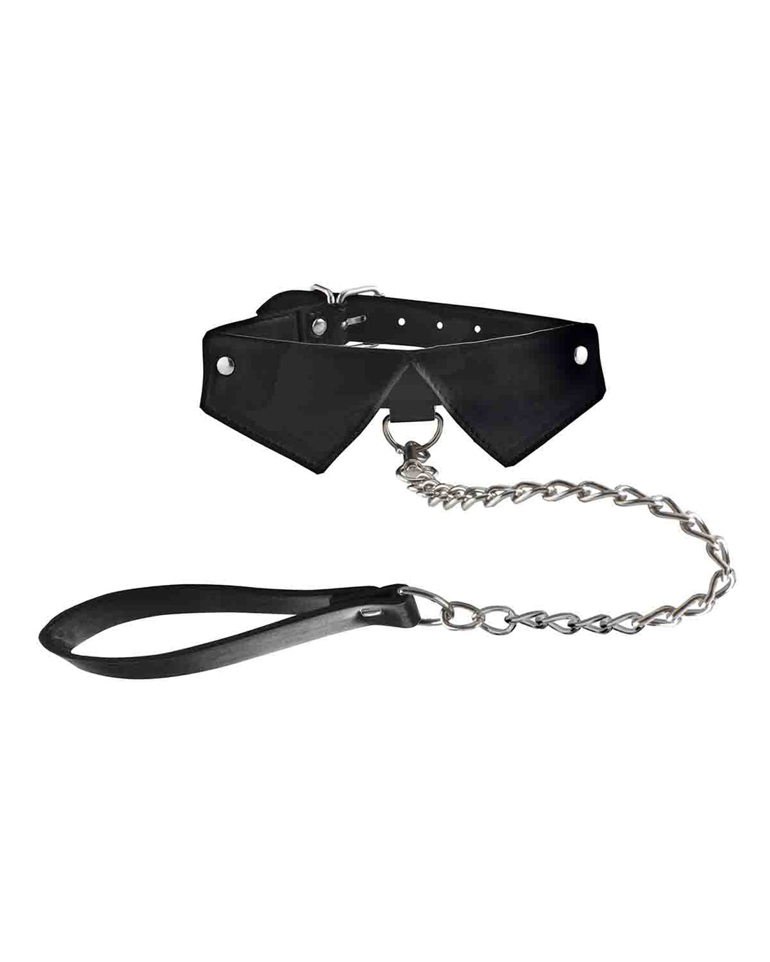 Ouch! Exclusive Collar &amp; Leash obroża erotyczna ze smyczą czarna