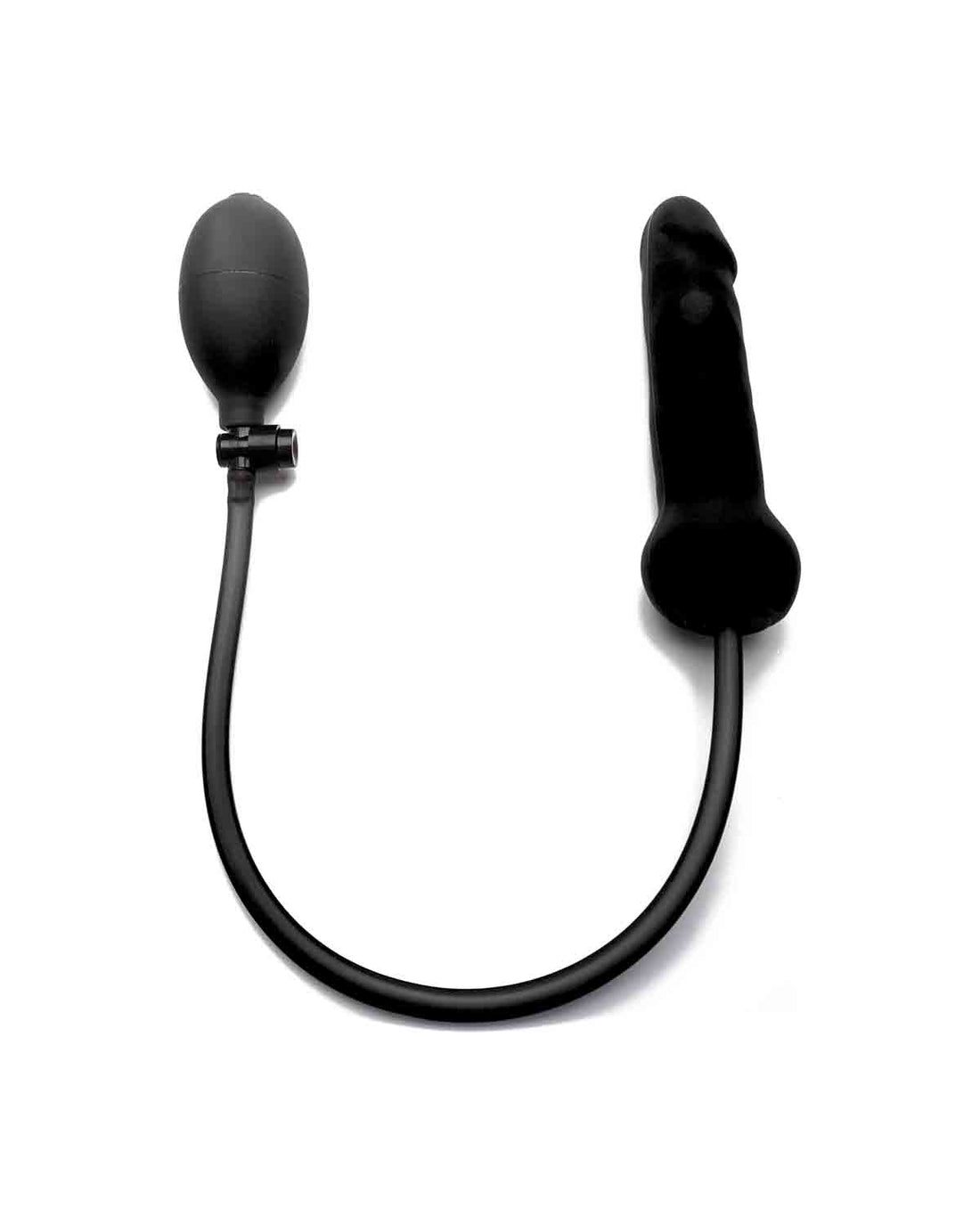 Ouch! Inflatable Silicone Dong pompowane dildo czarne