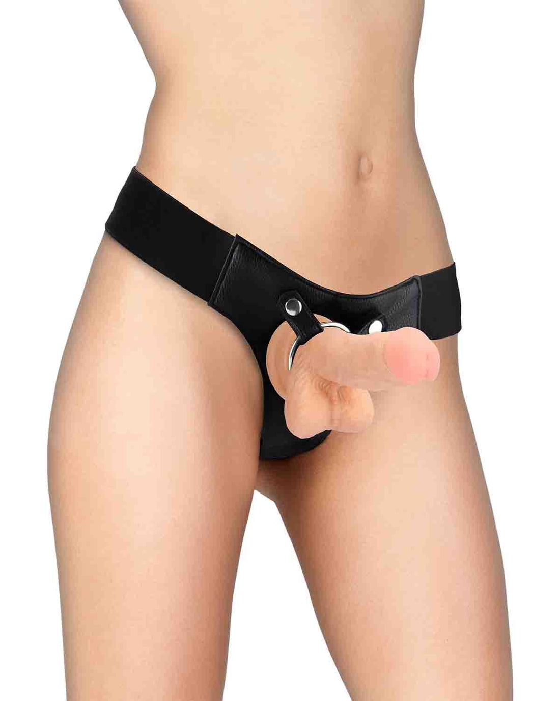 Ouch! Realistic strap-on beżowy