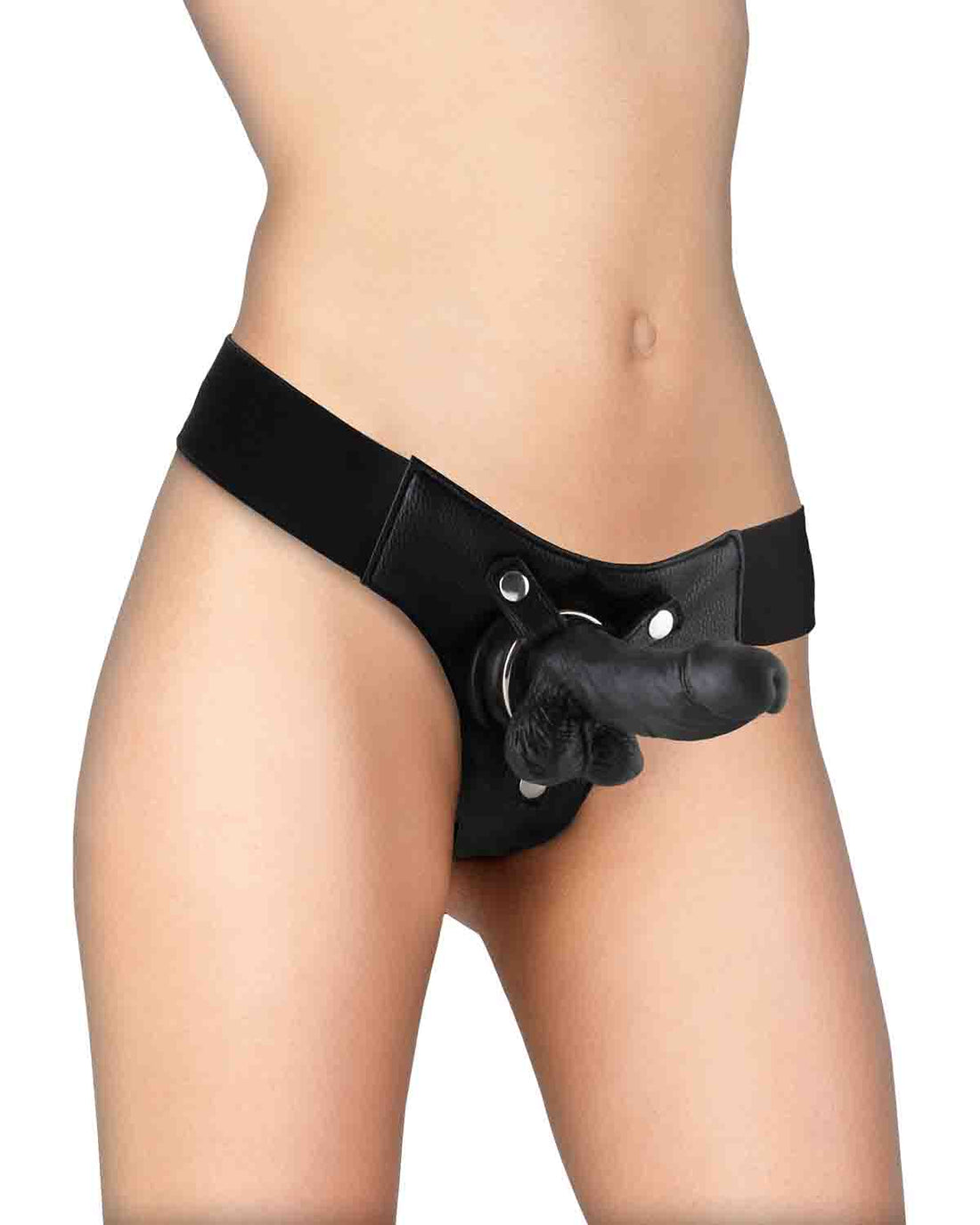 Ouch! Realistic strap-on czarny