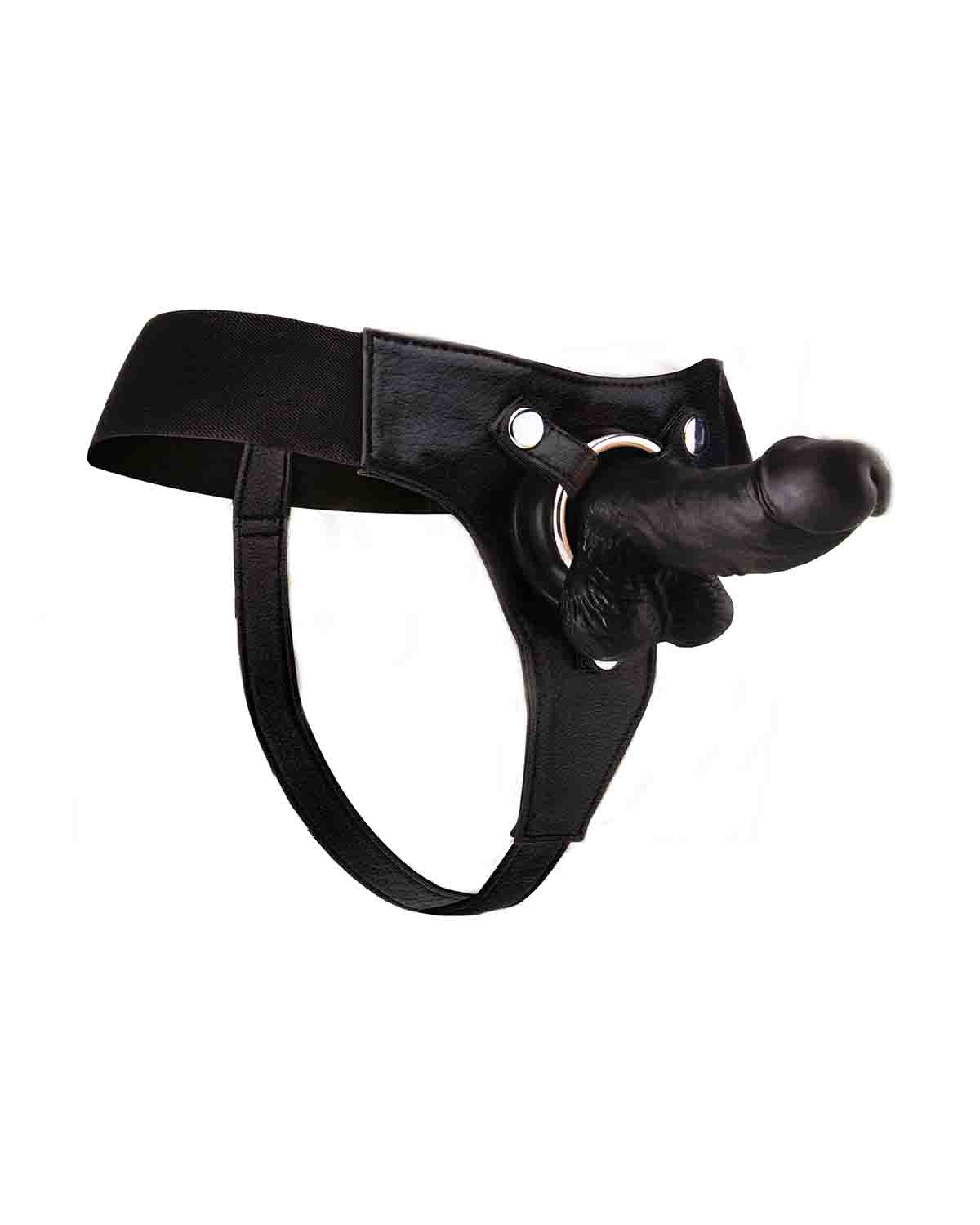 Ouch! Realistic strap-on czarny
