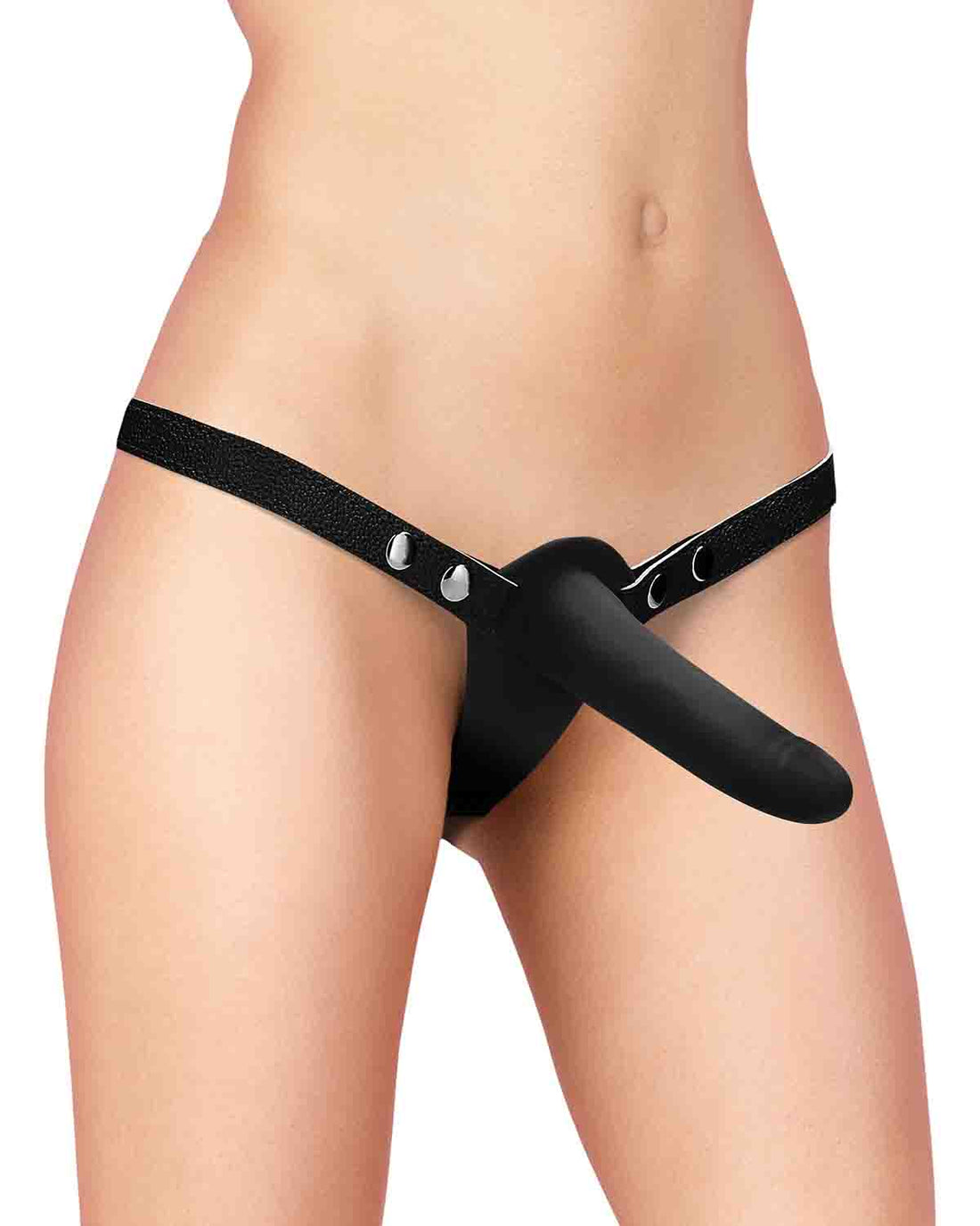 Ouch! Silicone Strap-On silikonowy strap-on czarny