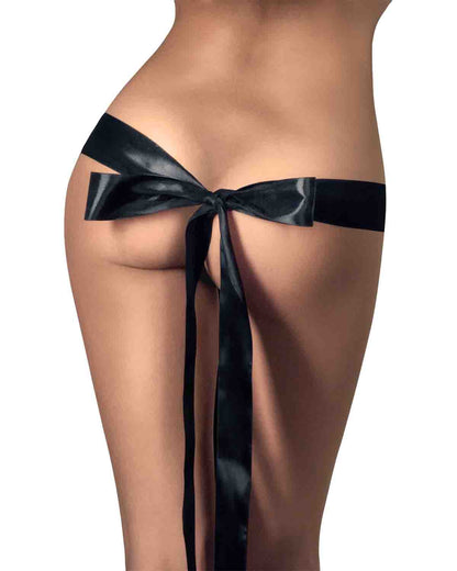 Ouch! Silky Ribbon jedwabista wstążka do krępowania czarna