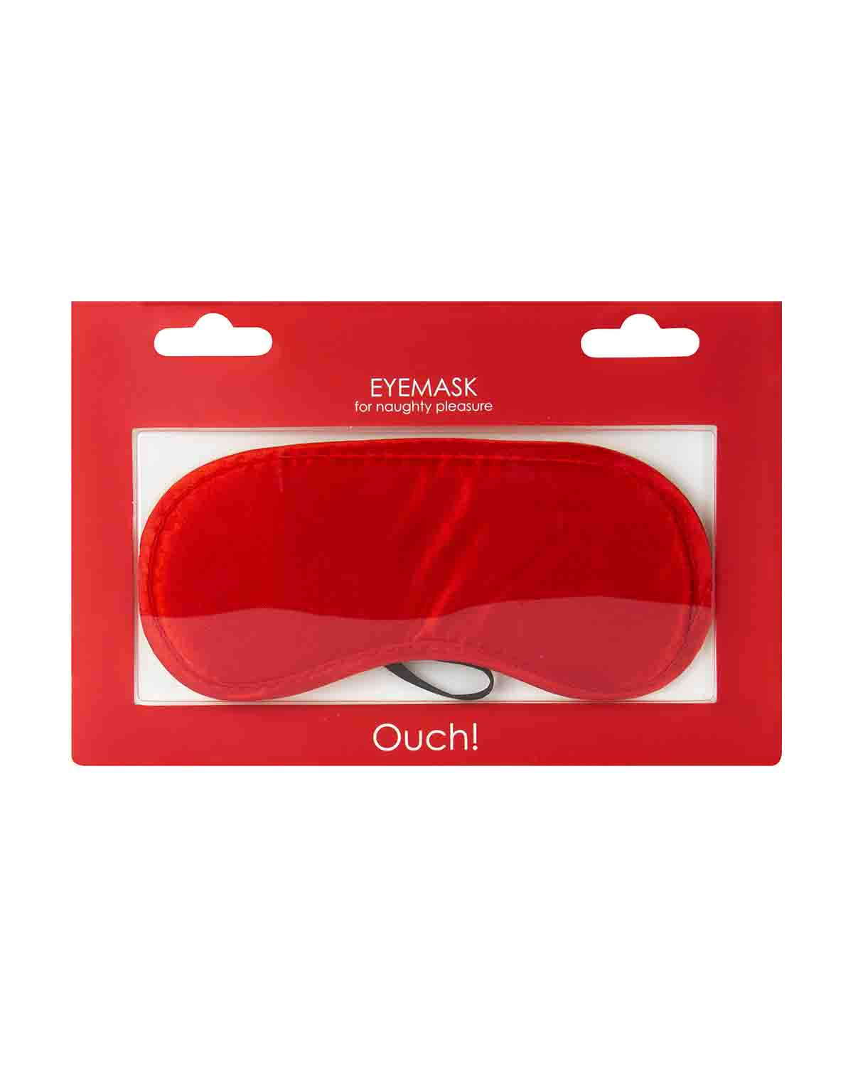 Ouch! Soft Eyemask satynowa maska na oczy czerwona