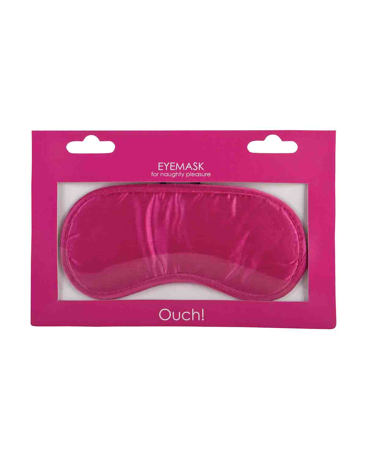 Ouch! Soft Eyemask satynowa maska na oczy różowa