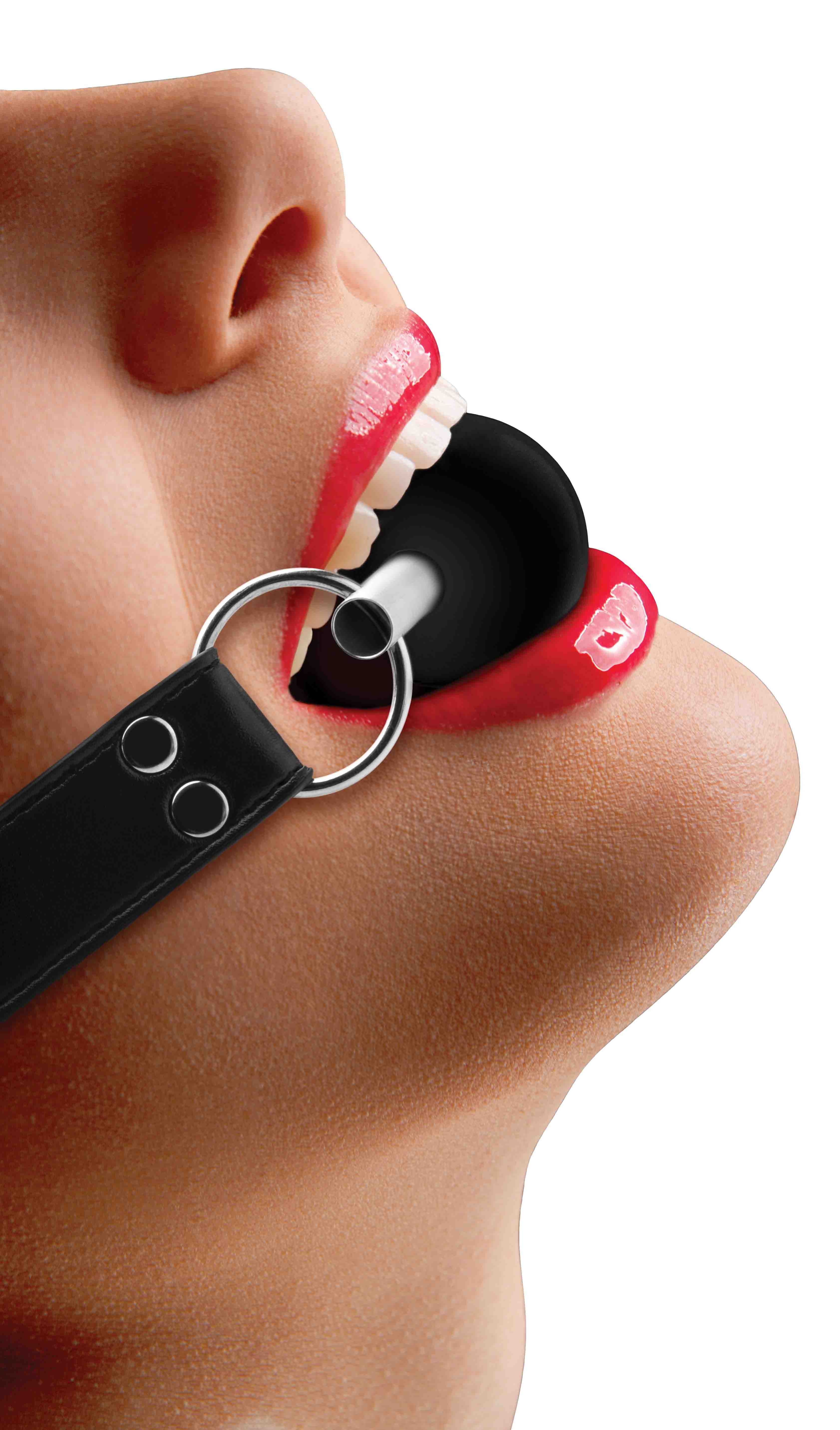 Ouch! Solid Ball Gag klasyczny knebel czarny