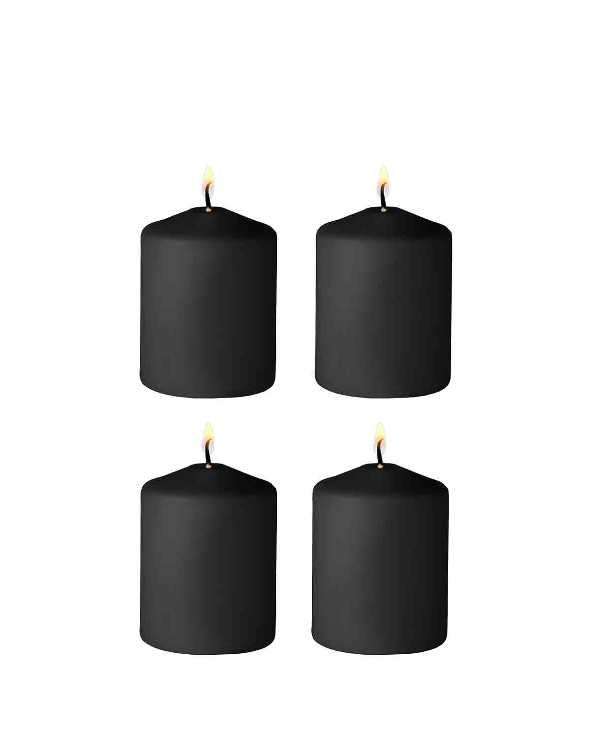 Ouch! Tease Candles Disobedient Smell zestaw świec zapachowych do zabawy woskiem czarna figa