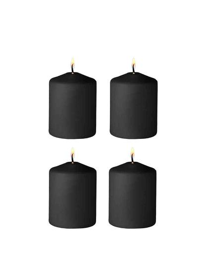 Ouch! Tease Candles Disobedient Smell zestaw świec zapachowych do zabawy woskiem czarna figa