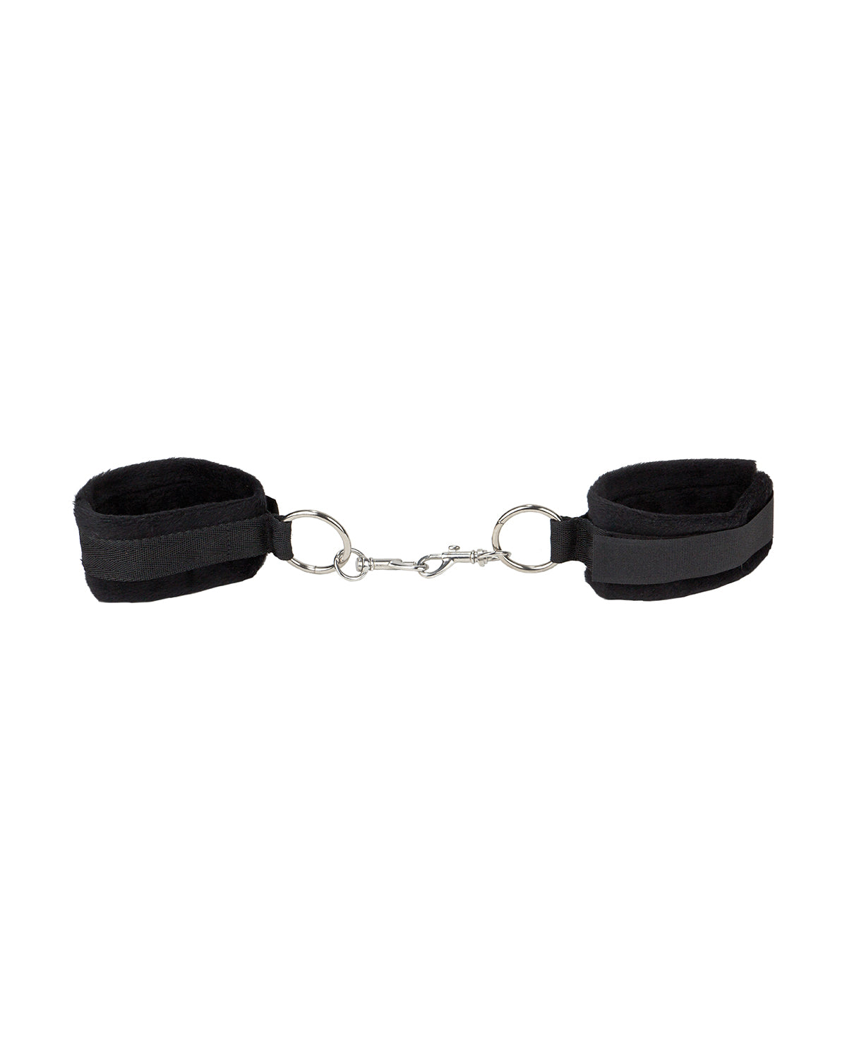 Ouch! Velcro Cuffs miękkie kandanki zapinane na rzepy czarne