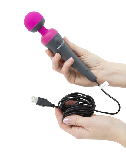 PalmPower Plug &amp; Play Wand masażer do ciała zasilany przez powerbank
