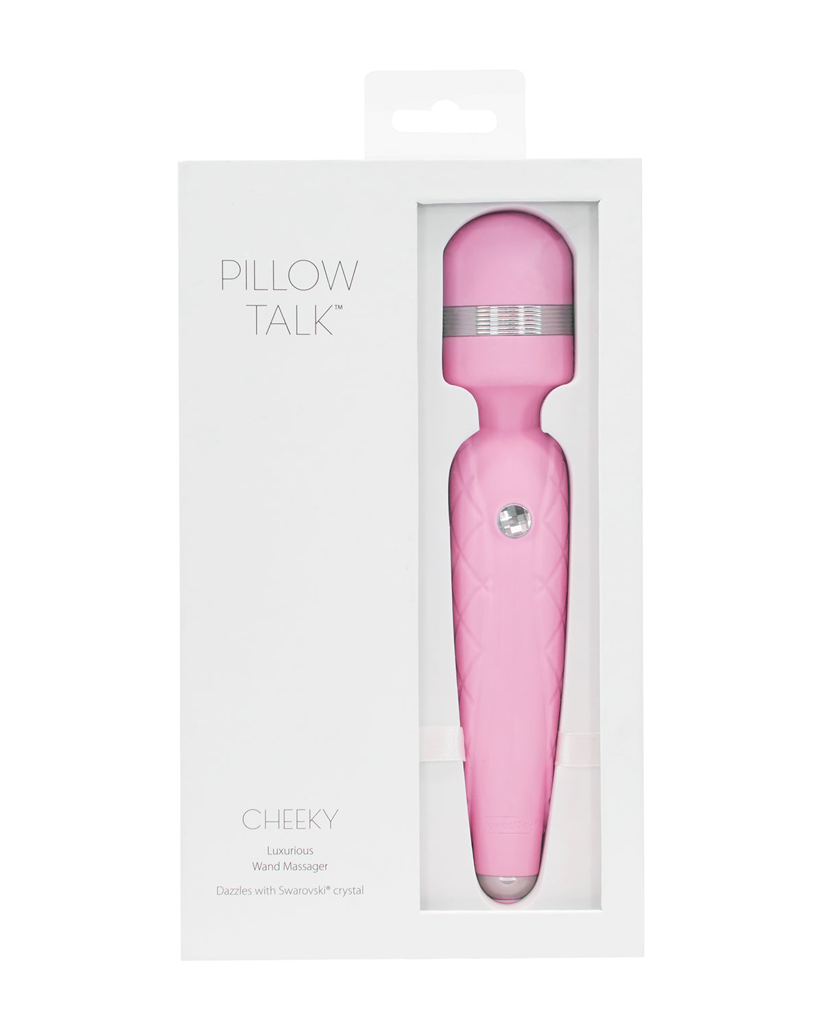 Pillow Talk Cheeky masażer do ciała z kryształkami Swarovskiego różowy