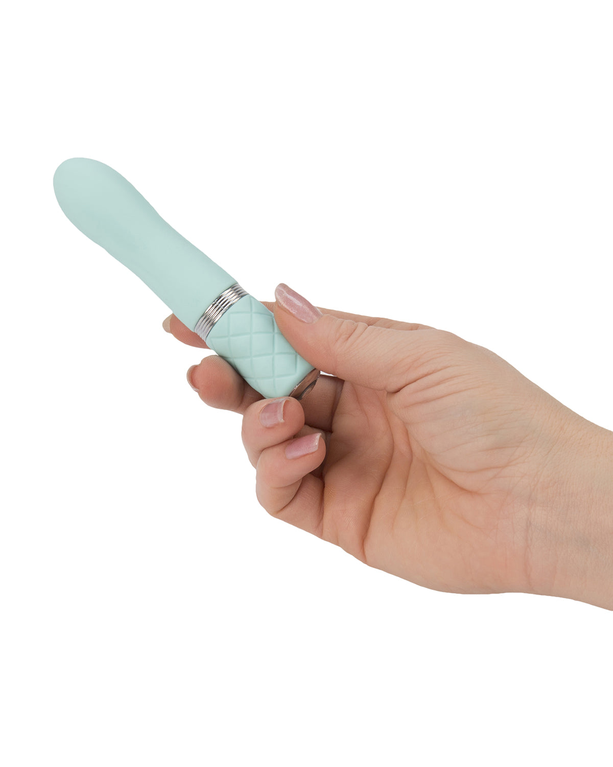 Pillow Talk Flirty miniwibrator z kryształkami Swarovskiego miętowy