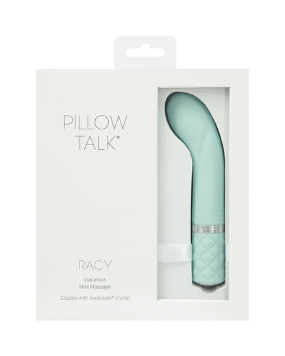 Pillow Talk Racy miniwibrator punktu G z kryształkami Swarovskiego miętowy