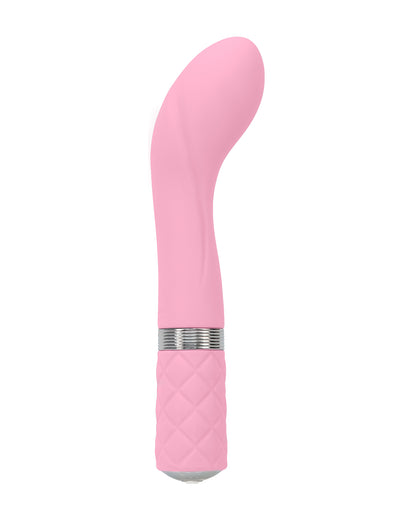 Pillow Talk Sassy wibrator punktu G z kryształkami Swarovskiego różowy