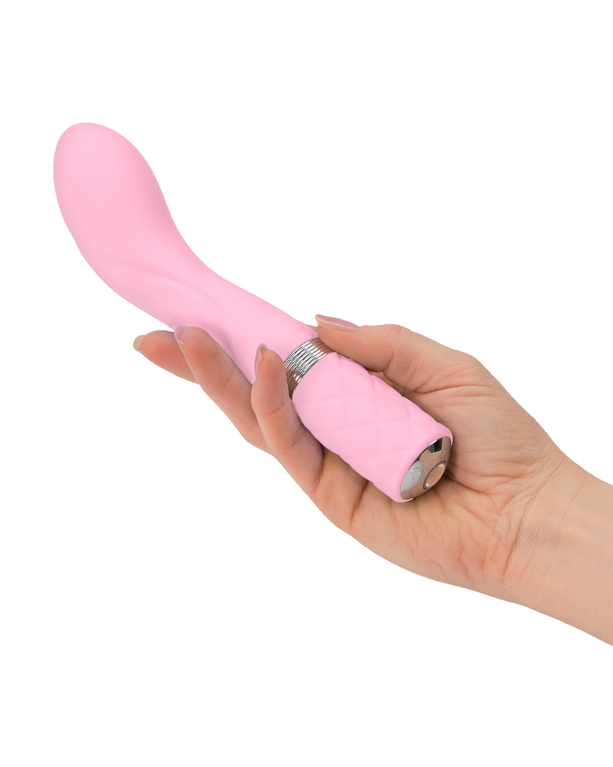 Pillow Talk Sassy wibrator punktu G z kryształkami Swarovskiego różowy