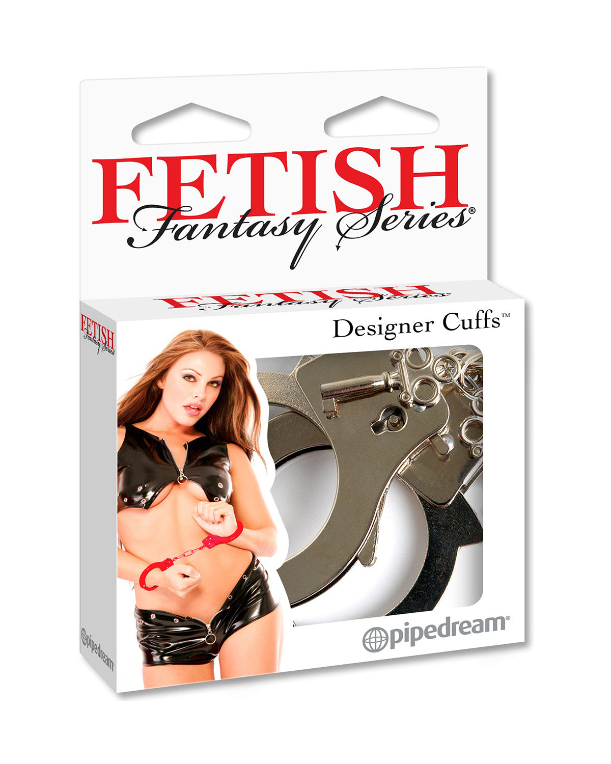 Pipedream Designer Metal Handcuffs metalowe kajdanki srebrne