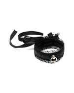 Rimba Satin Look Collar obroża erotyczna czarna