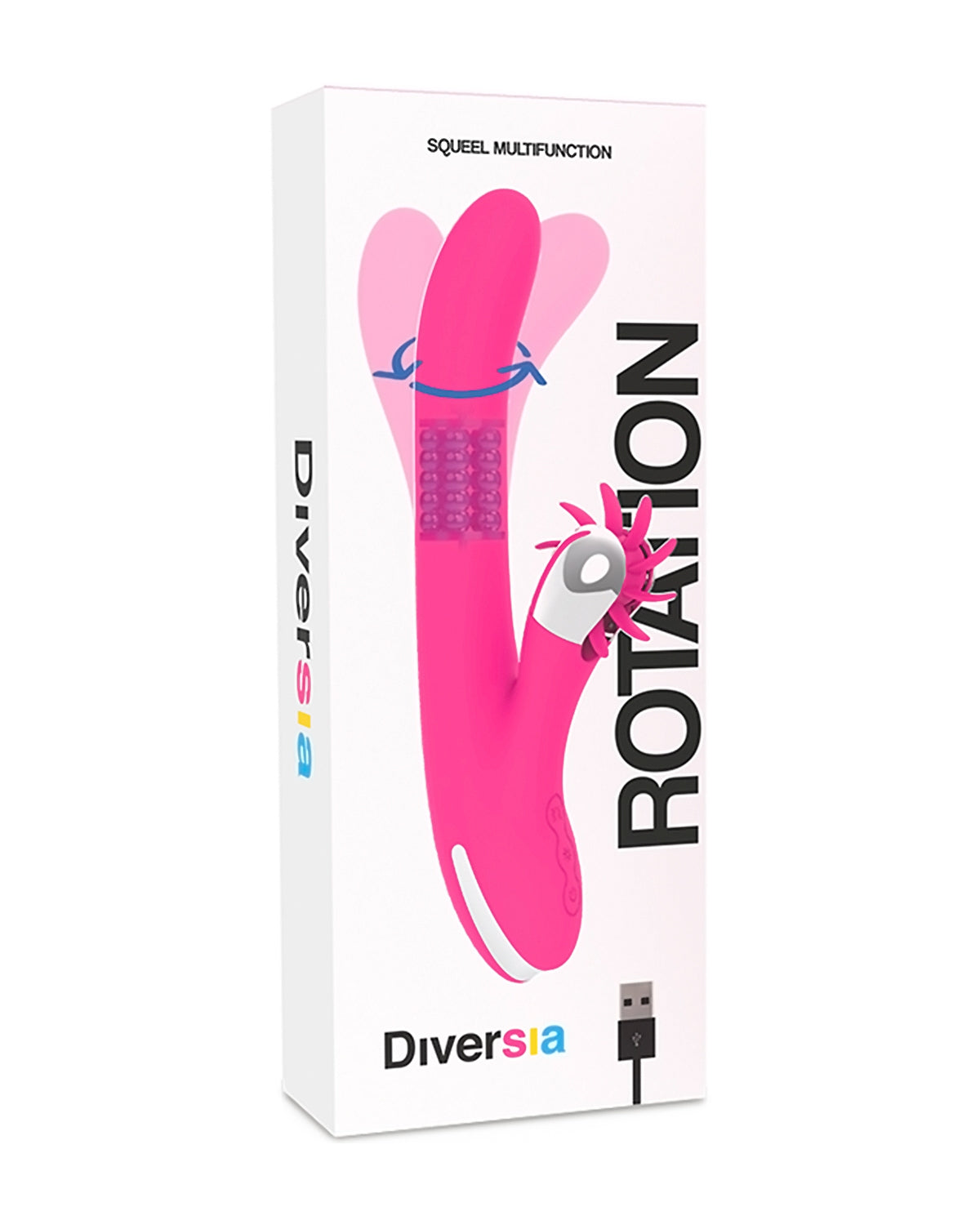 Rotacyjny wibrator typu króliczek Bunny Rotation