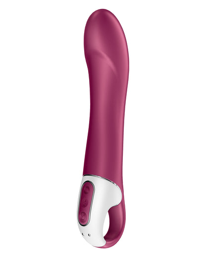 Satisfyer Big Heat wibrator punktu G z aplikacją na smartfona bordowy