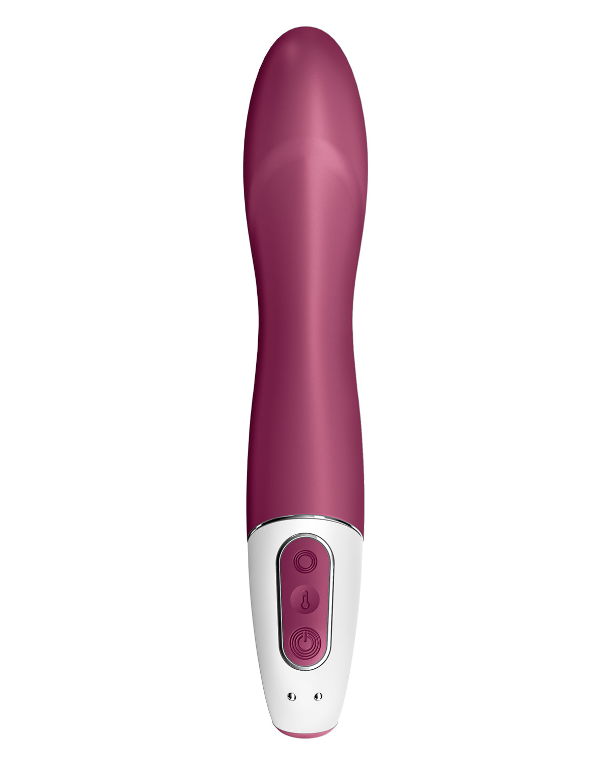 Satisfyer Big Heat wibrator punktu G z aplikacją na smartfona bordowy