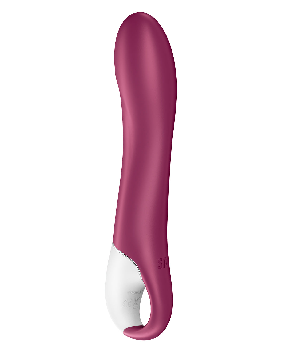 Satisfyer Big Heat wibrator punktu G z aplikacją na smartfona bordowy