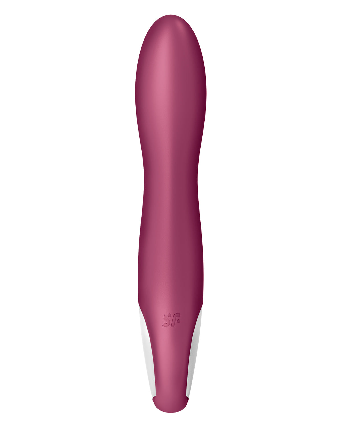 Satisfyer Big Heat wibrator punktu G z aplikacją na smartfona bordowy