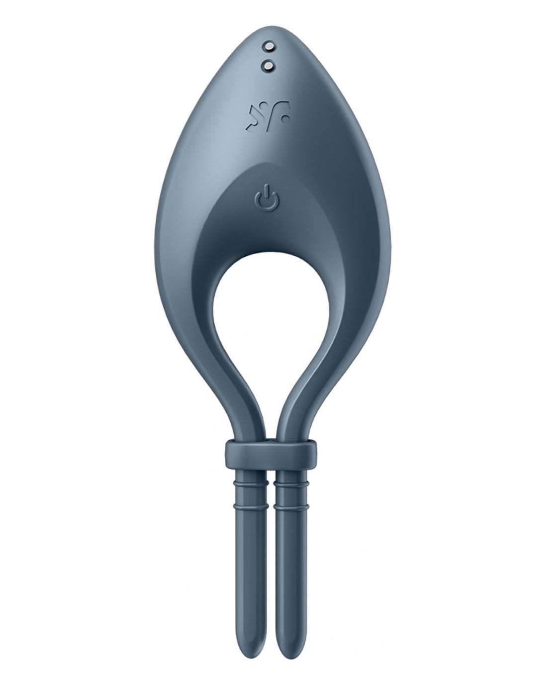 Satisfyer Bullseye wibrujący pierścień erekcyjny sterowany smartfonem granatowy