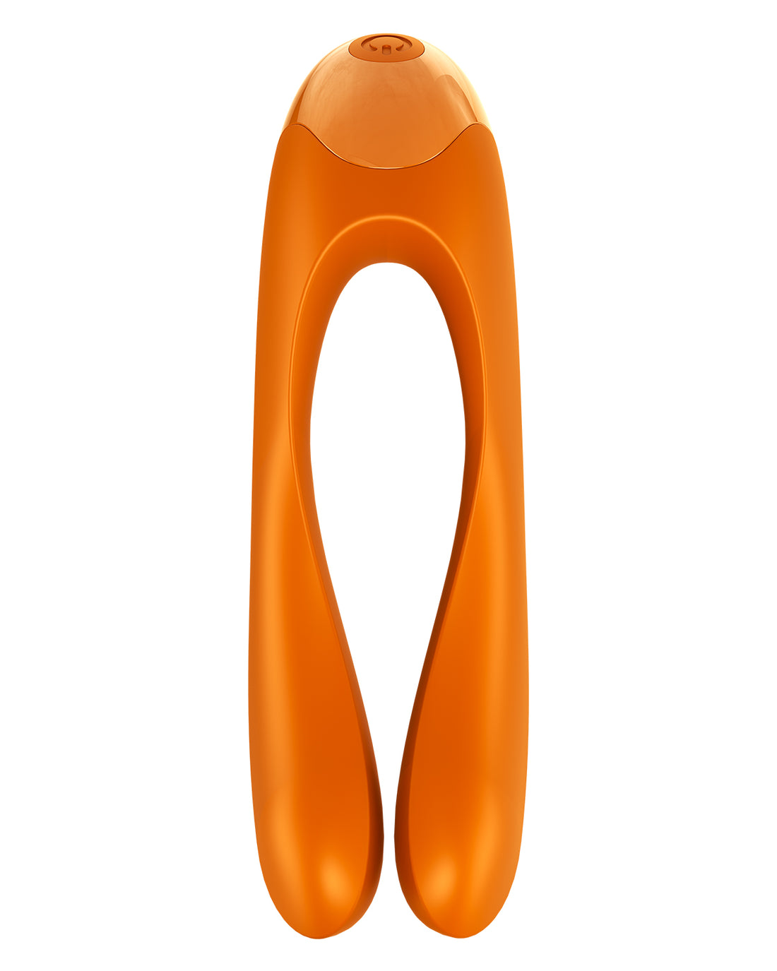 Satisfyer Candy Cane wibrator na palec pomarańczowy