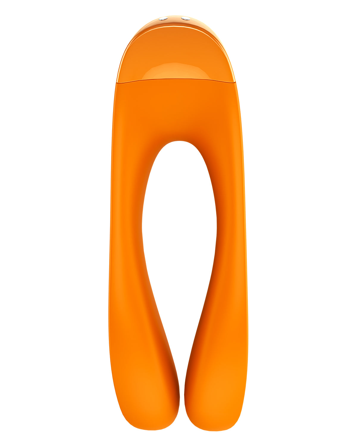Satisfyer Candy Cane wibrator na palec pomarańczowy