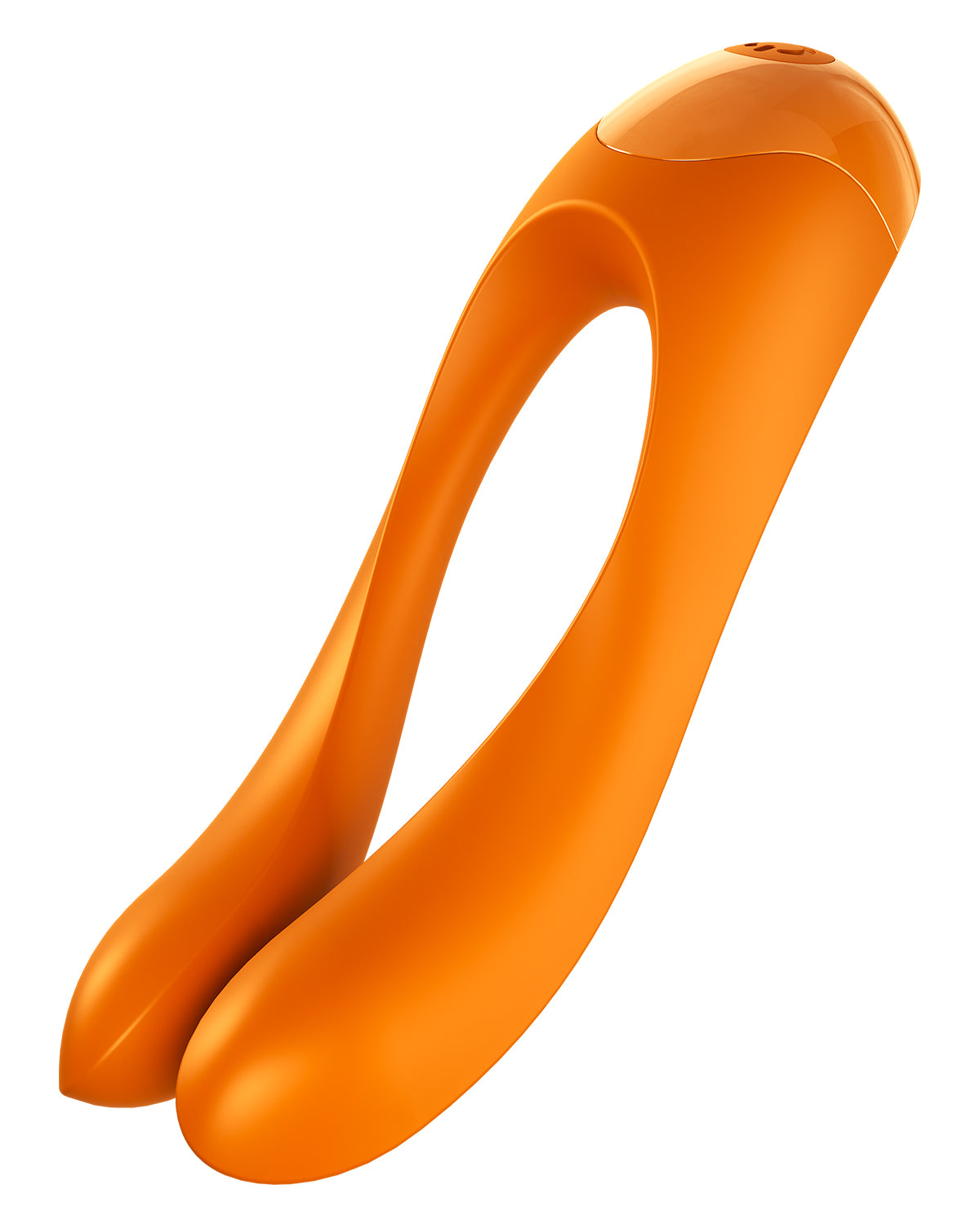 Satisfyer Candy Cane wibrator na palec pomarańczowy