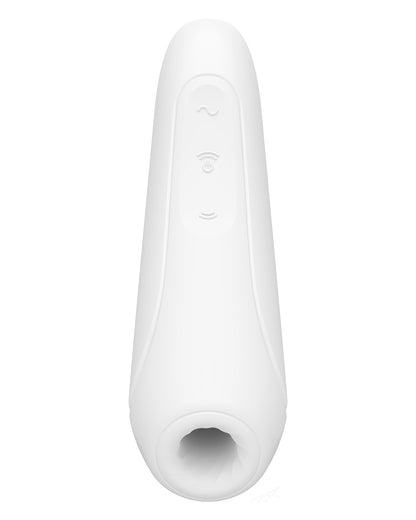 Satisfyer Curvy 1+ Bezdotykowy Stymulator Łechtaczki z Aplikacją na Smartfona - Biały