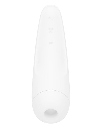 Satisfyer Curvy 2+ Bezdotykowy Stymulator Łechtaczki z Aplikacją na Smartfona - Biały