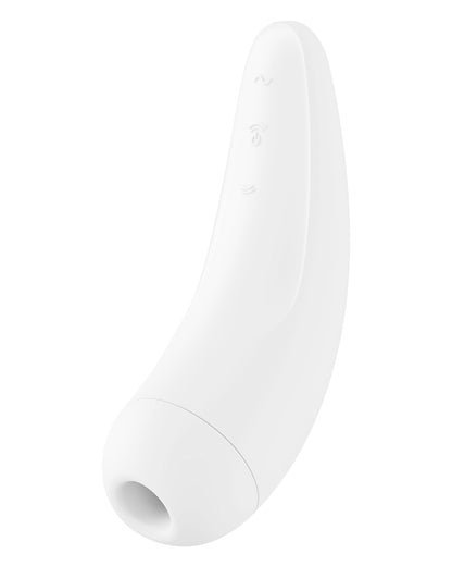 Satisfyer Curvy 2+ Bezdotykowy Stymulator Łechtaczki z Aplikacją na Smartfona - Biały