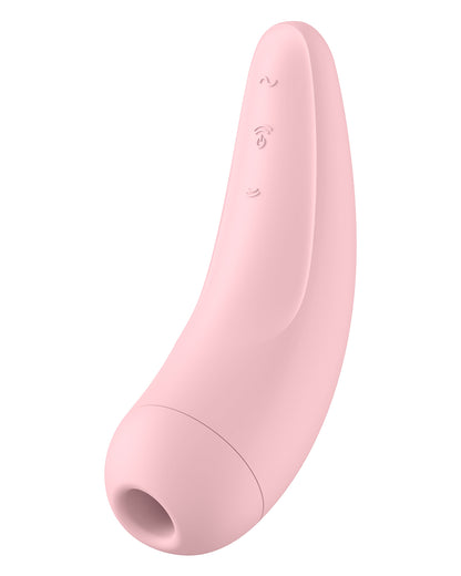 Satisfyer Curvy 2+ Bezdotykowy Stymulator Łechtaczki z Aplikacją na Smartfona - Różowy