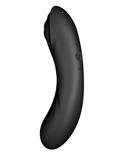 Satisfyer Curvy Trinity 4 bezdotykowy masażer łechtaczki i wibrator punktu G czarny
