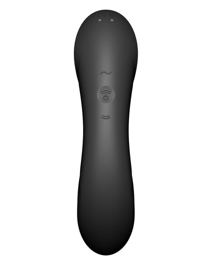 Satisfyer Curvy Trinity 4 bezdotykowy masażer łechtaczki i wibrator punktu G czarny